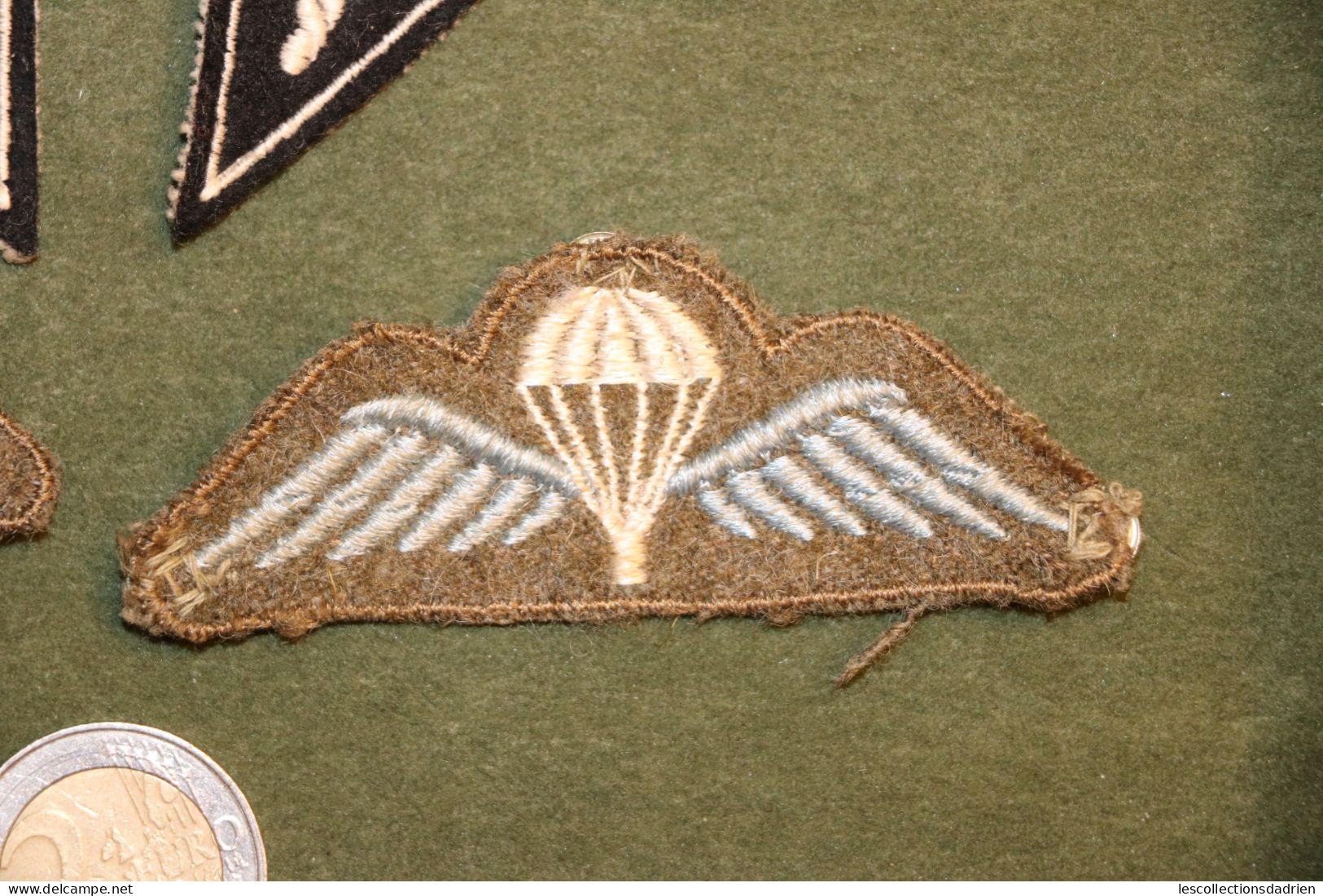 Lot D'écussons Militaires  Parachutiste épée - Blazoenen (textiel)