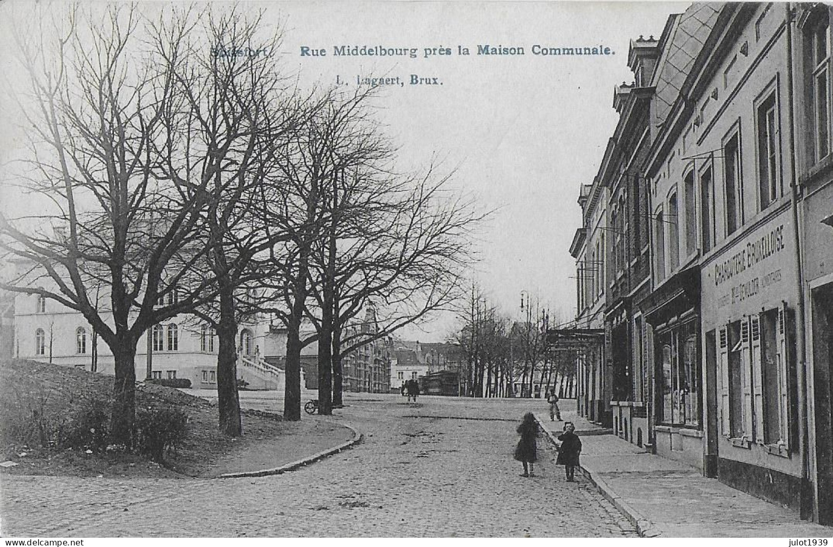 BOITSFORT ..-- Rue MIDDELBOURG . 1909 Vers LIEGE ( Melle La BARONNE DE MOFFARTS ) . - Forest - Vorst