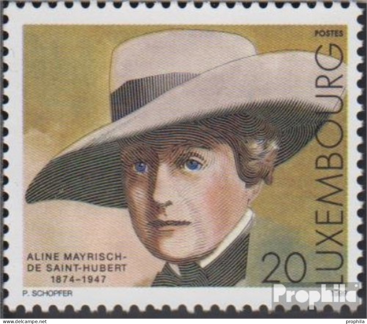 Luxemburg 1480 (kompl.Ausg.) Postfrisch 1999 Aline Mayrisch-de Saint-Hubert - Ongebruikt