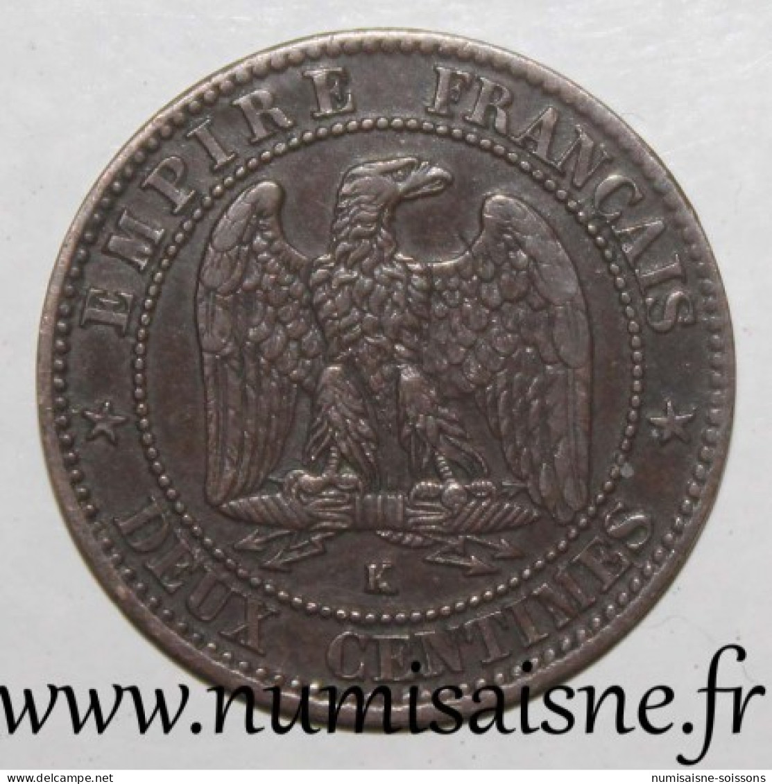 GADOURY 104 - 2 CENTIMES 1862 K - Bordeaux - TYPE NAPOLEON III - KM 796 - TTB - 2 Centimes