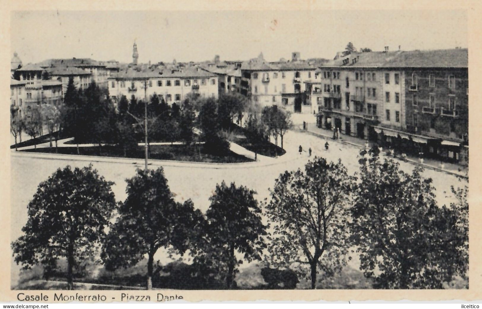 CASALE  MONFERRATO - PIAZZA  DANTE - 1943 - Alessandria