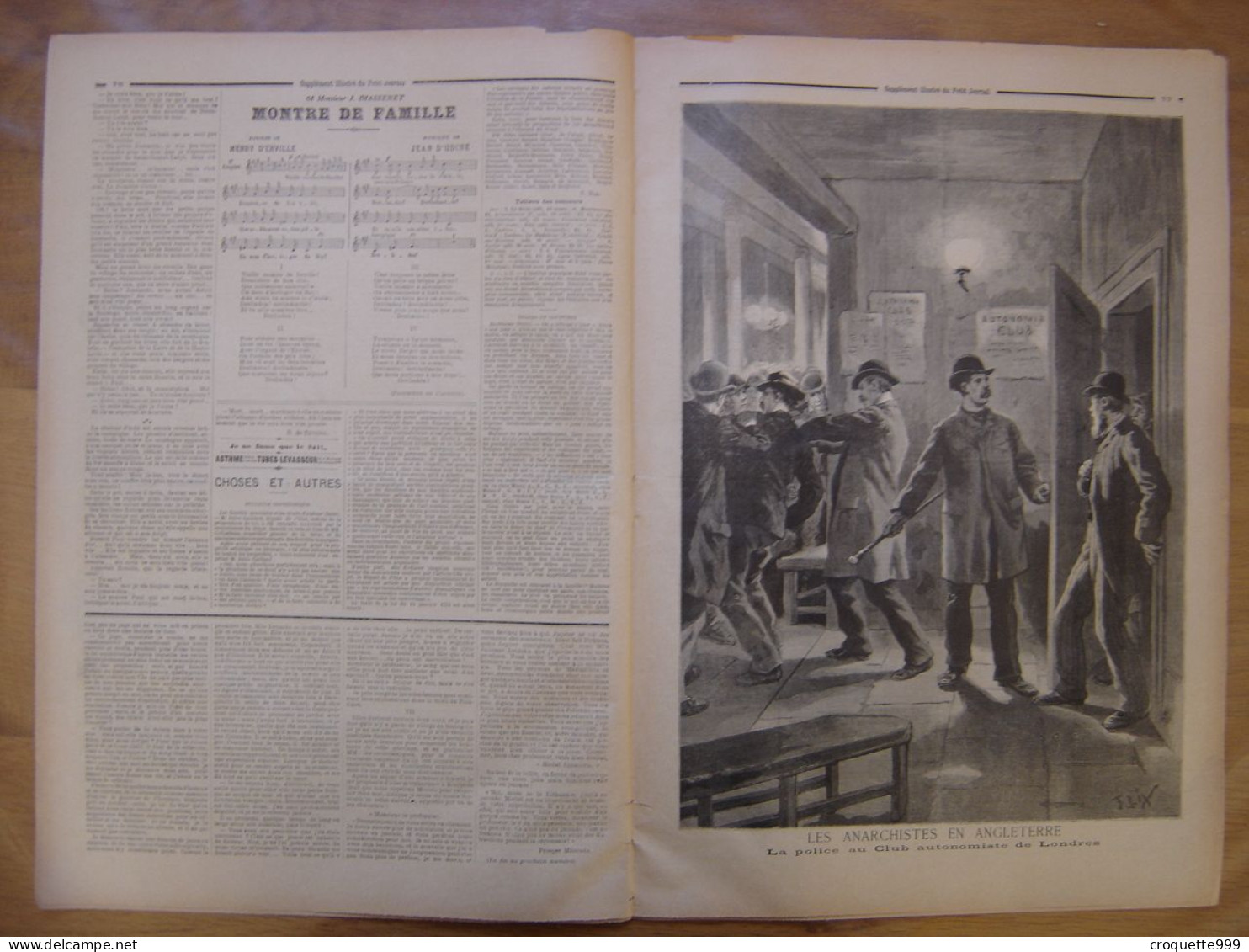 1894 LE PETIT JOURNAL 172 Sur Une Banquise L'Afrique Française - 1850 - 1899