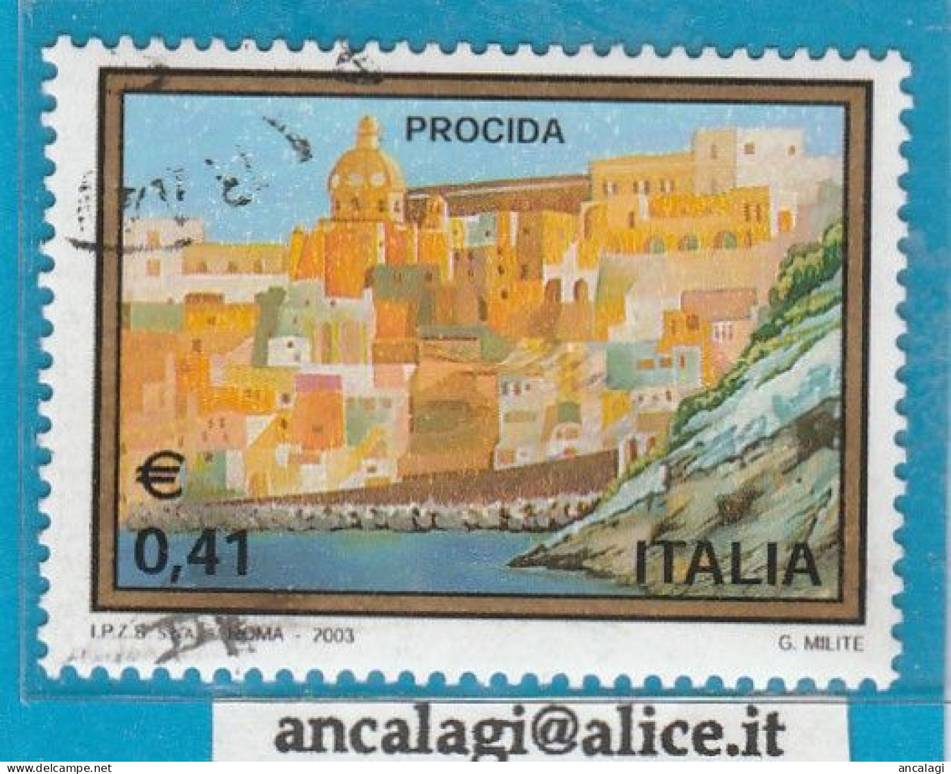 USATI ITALIA 2003 - Ref.0902A "TURISTICA - PROCIDA" 1 Val. - - 2001-10: Used