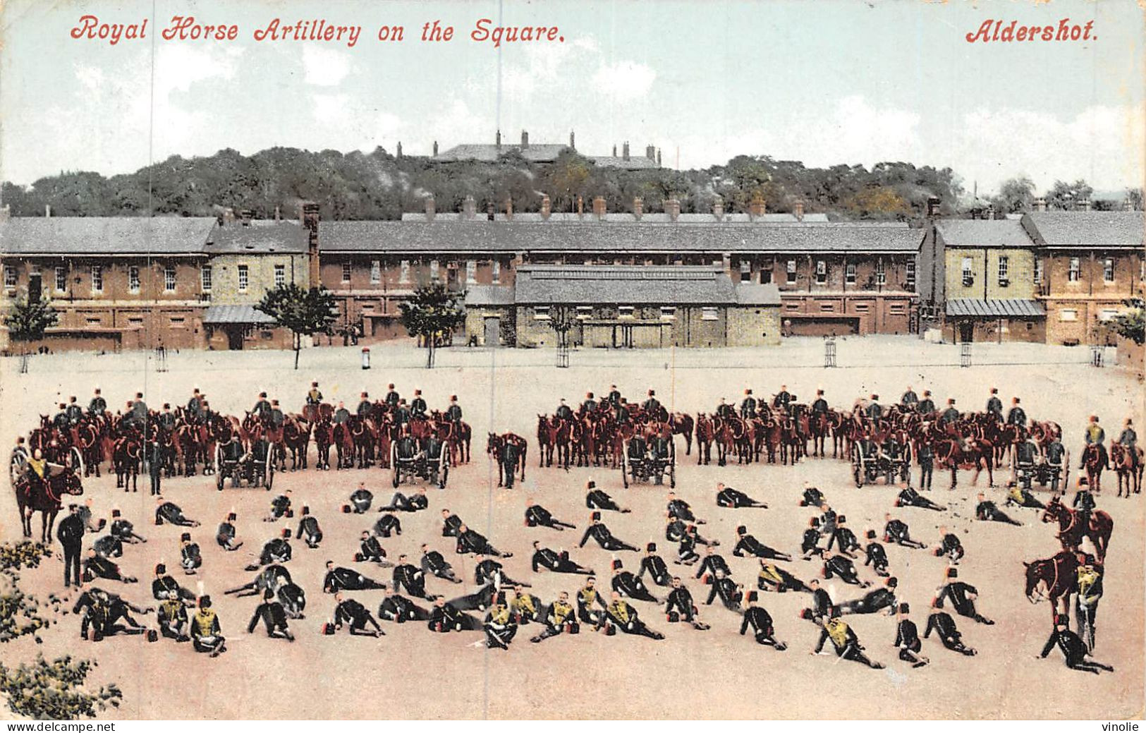 24-4749 : ALDERSHOT. ROYAL HORSE ARTILLERY ON THE SQUARE - Andere & Zonder Classificatie