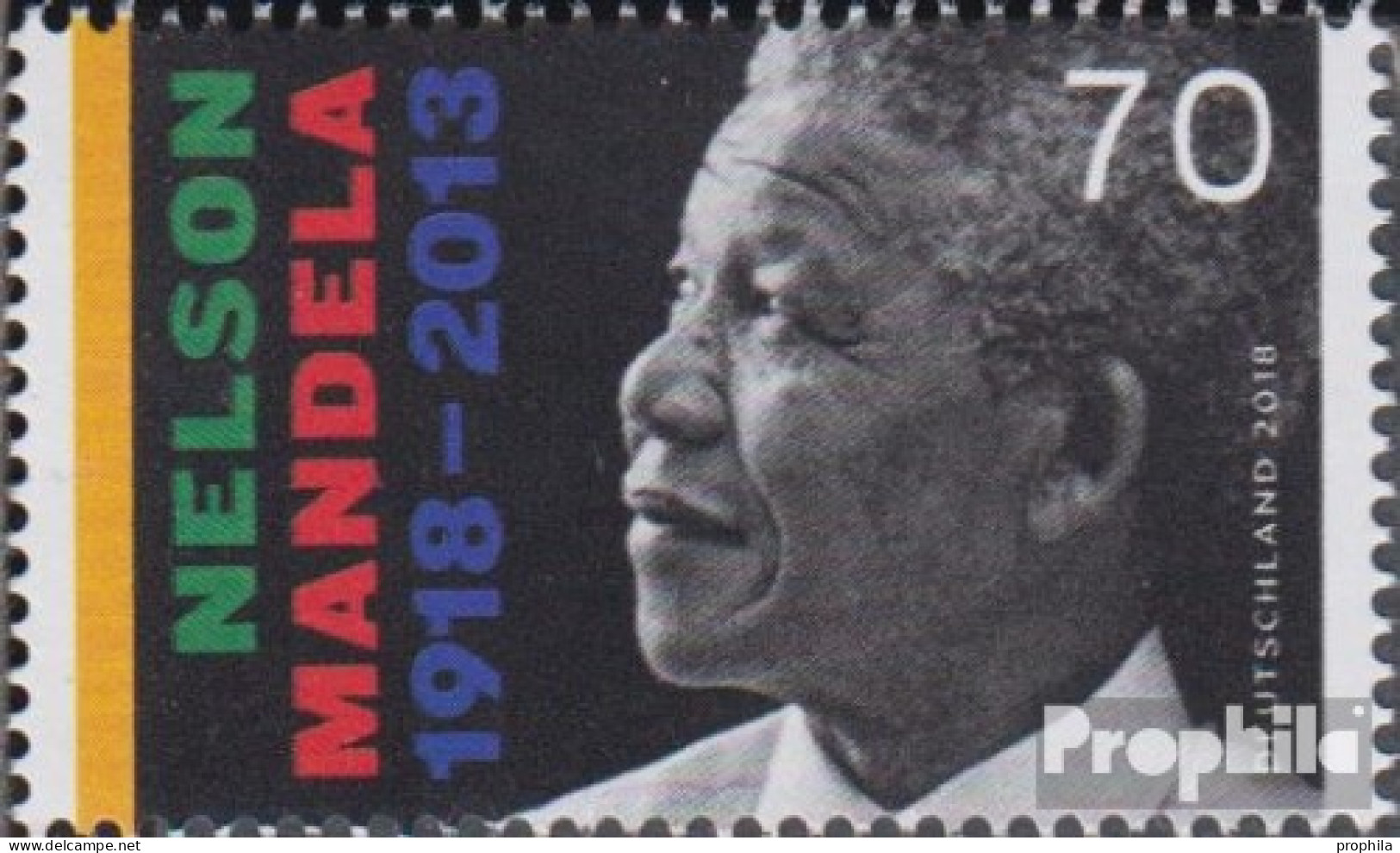 BRD 3404 (kompl.Ausg.) Postfrisch 2018 Nelson Mandela - Ungebraucht