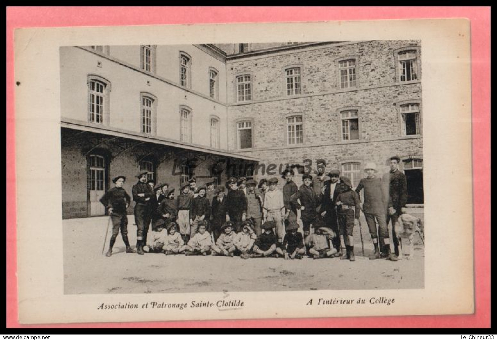 63 - COURPIERE ---Association Et Patronage Sainte Clotilde -- A L'Interieur Du College - Courpiere