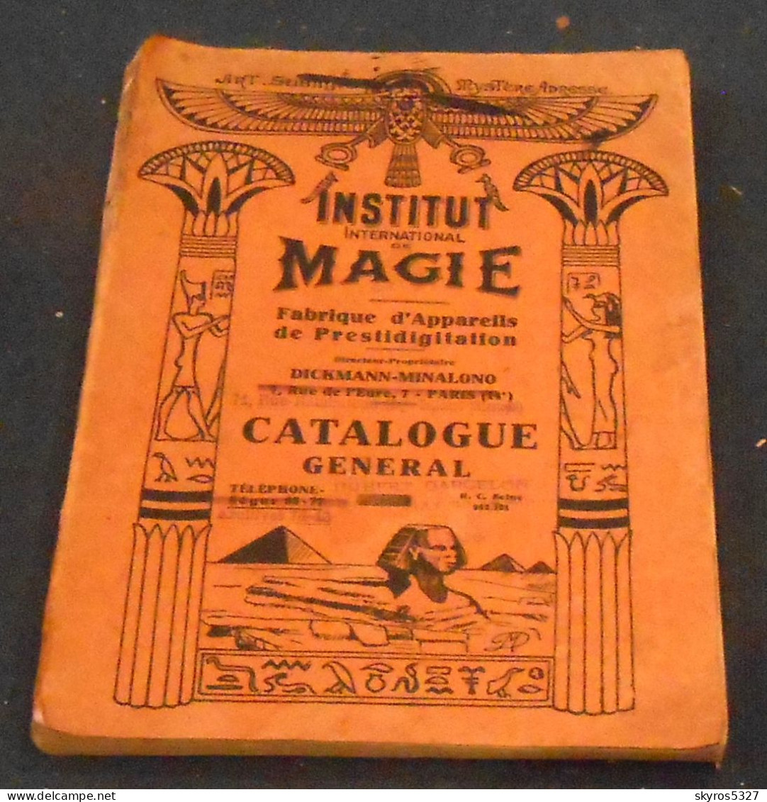 Institut International De Magie – Fabrique D ‘Appareils De Prestidigitation – Catalogue Général - 1901-1940