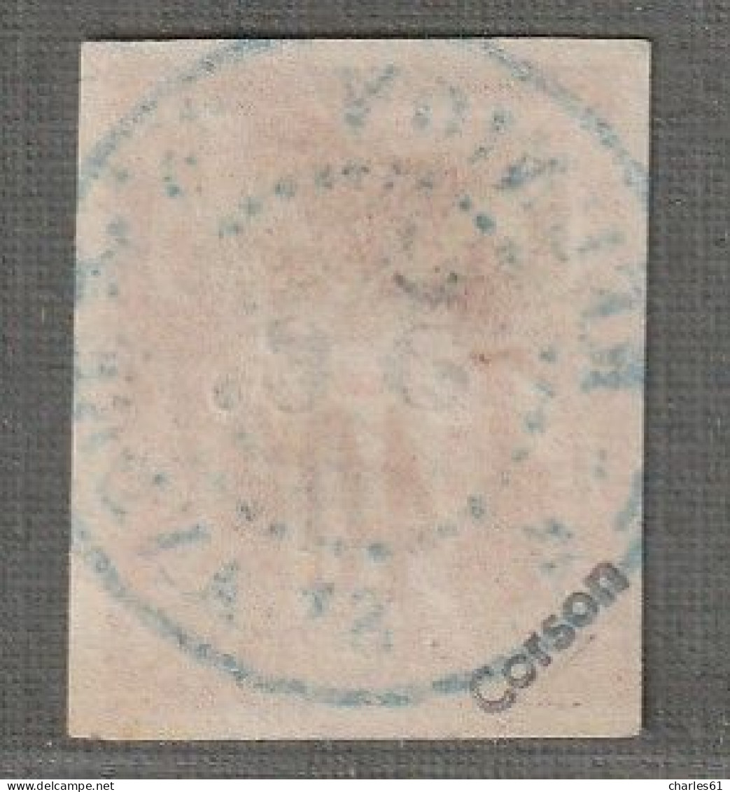 REUNION - N°8 Obl (1885-86) 5c Sur 40c Rouge-orange - Used Stamps