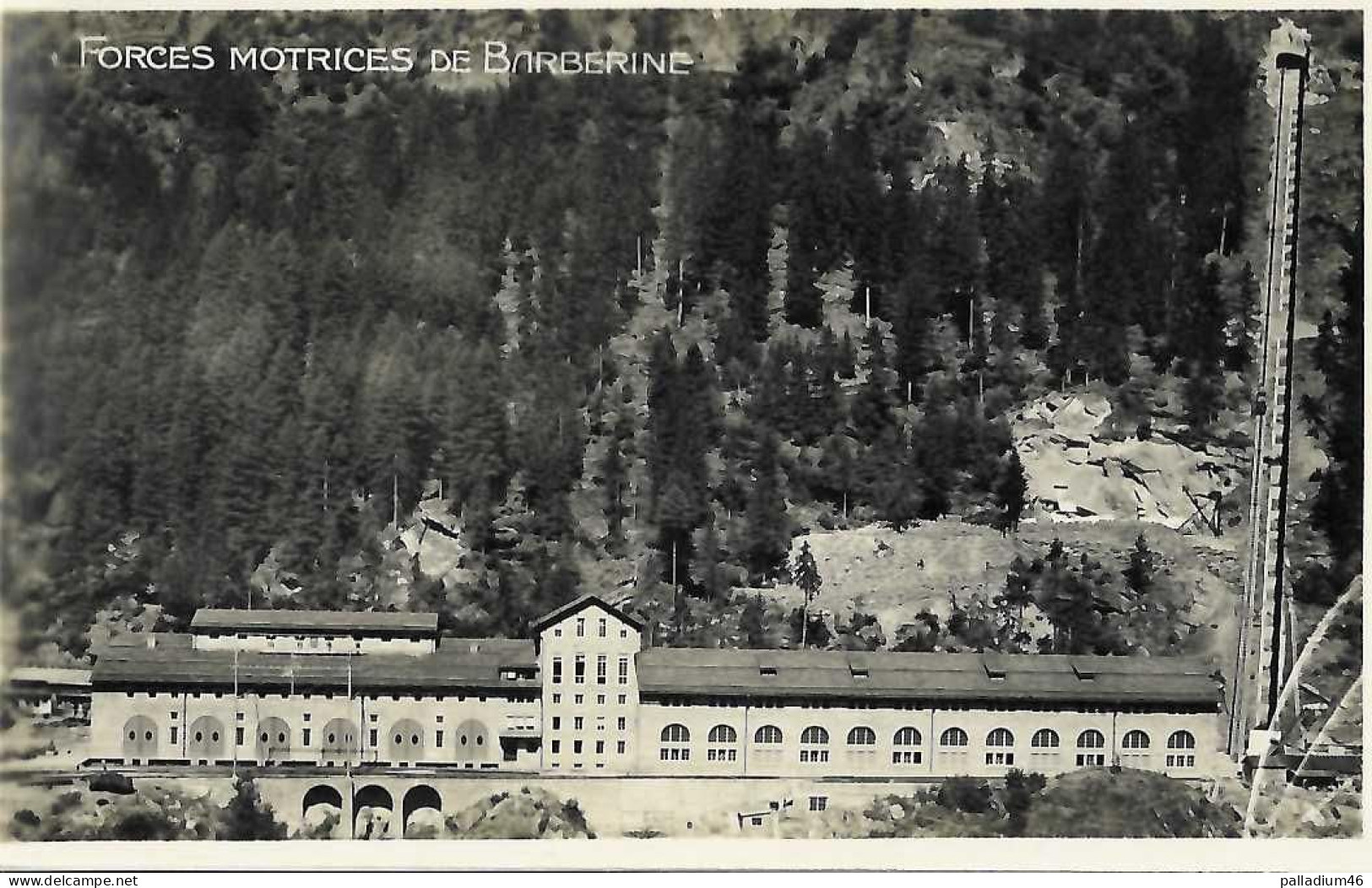 VS Châtelard Forces Motrices De Barberine, Usine Hydro-électrique Et Funiculaire - E. Stoecklin Montreux - Autres & Non Classés