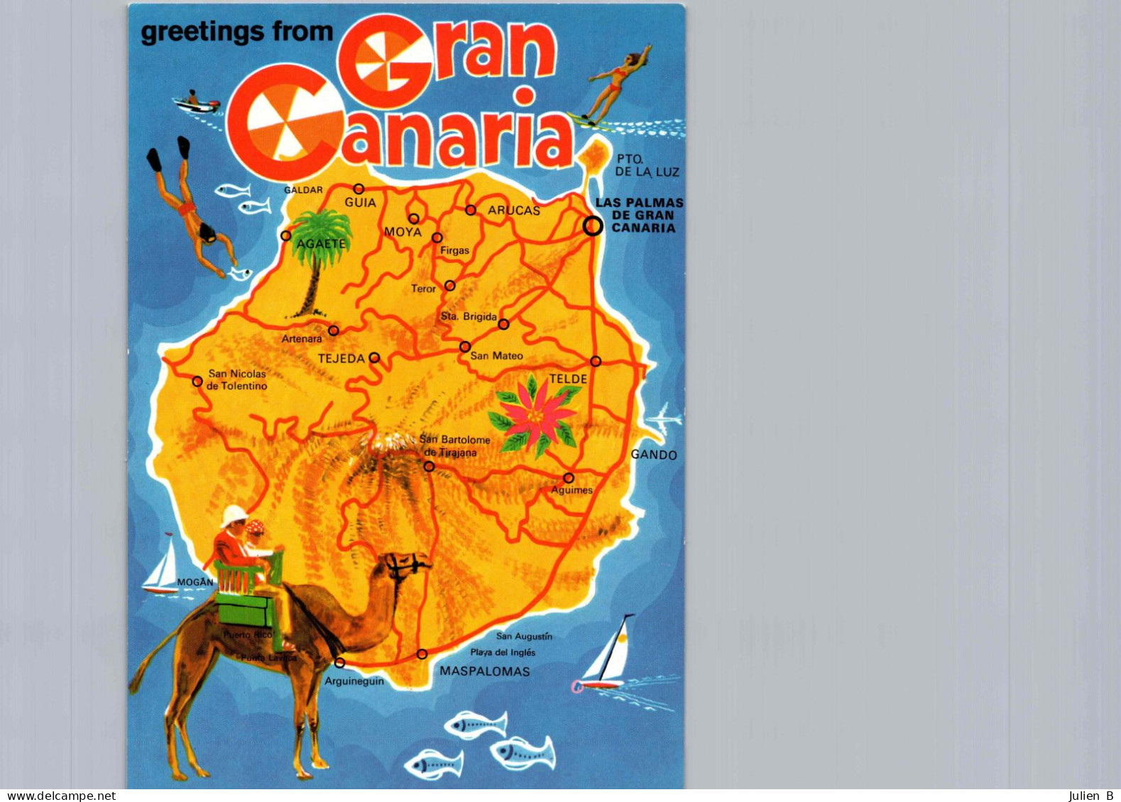 Carte Gran Canaria - Cartes Géographiques