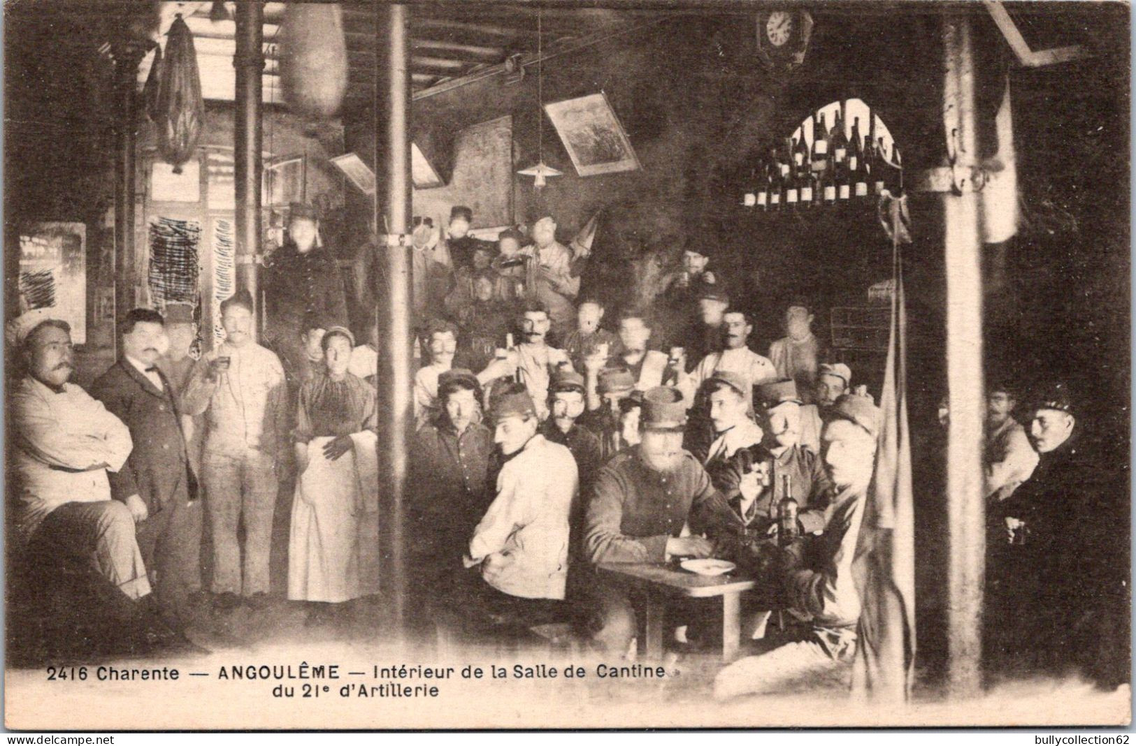 SELECTION -   ANGOULEME  -  Intérieur De La Salle De Cantine Du 21e D'artillerie - Angouleme