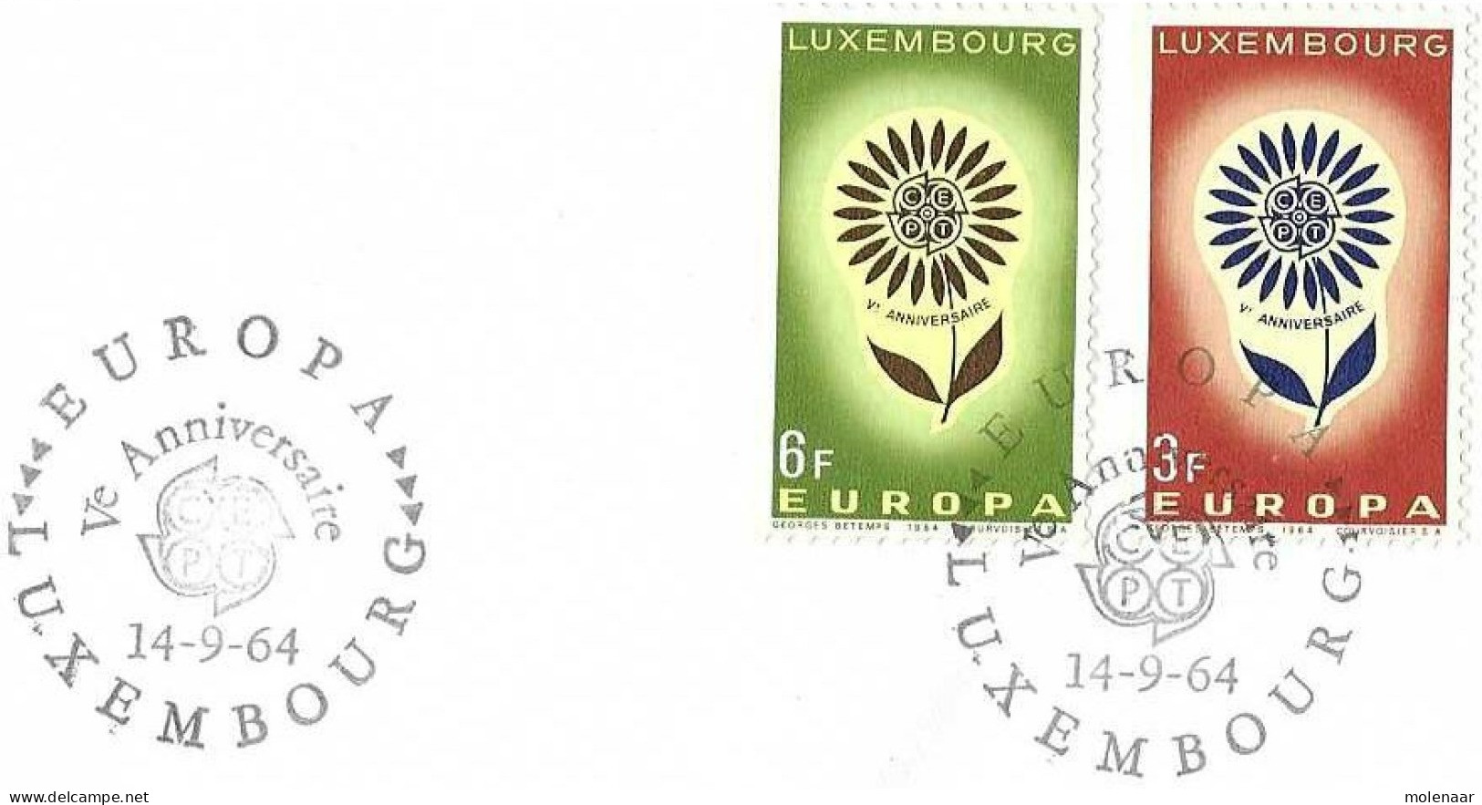 Postzegels > Europa > Luxemburg > 1944-.... > 1961-70 > FDC Met 698-699 (16907) - FDC