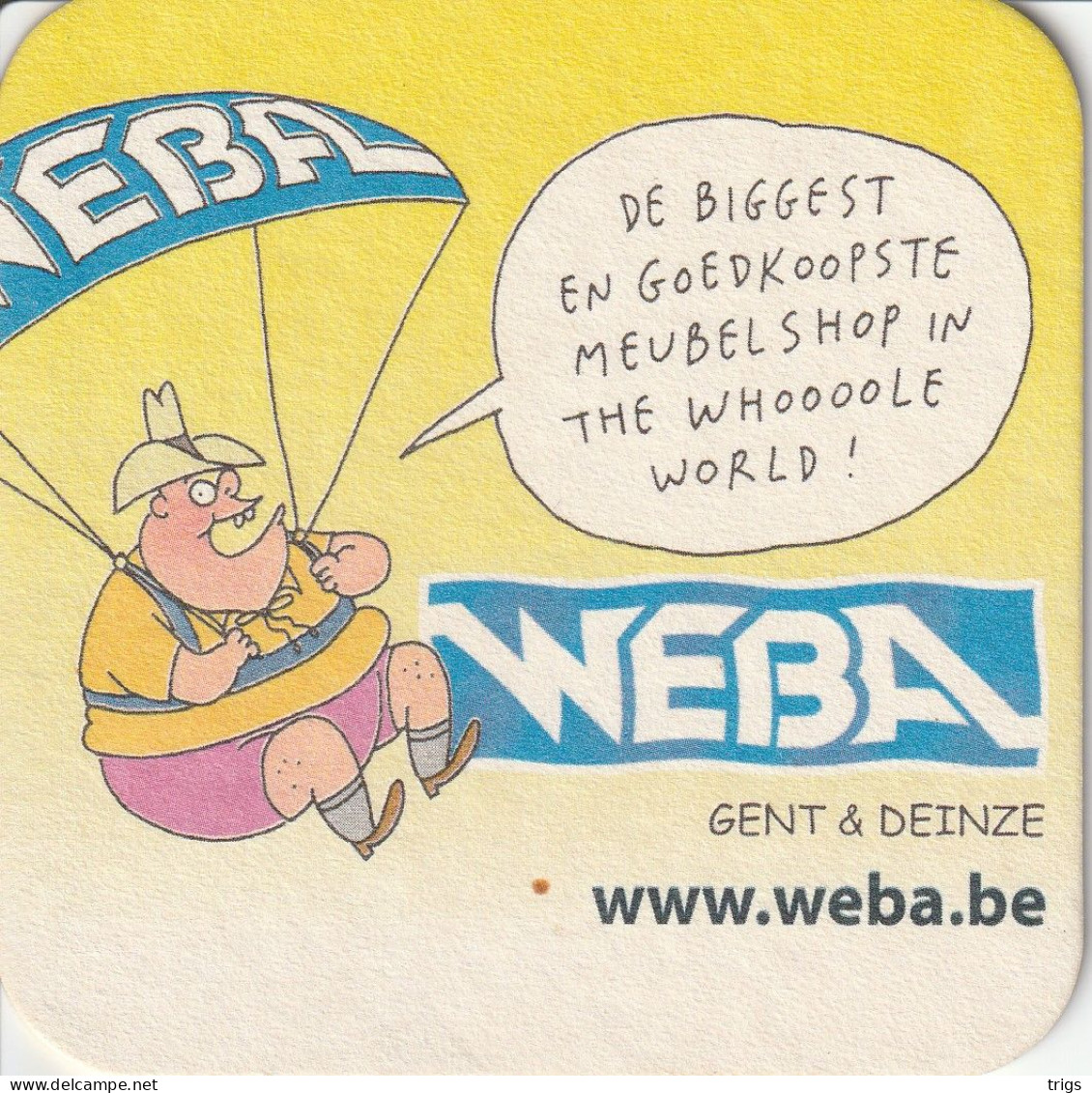 RECLAME - Weba - Bierviltjes