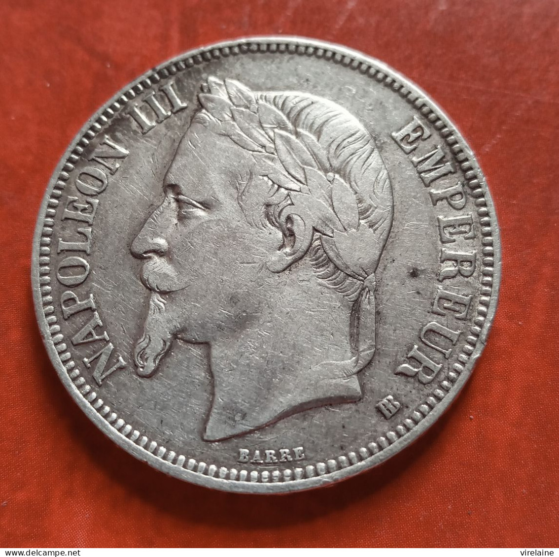 FRANCE  5 Francs Napoléon III 1869 BB  Argent - 5 Francs