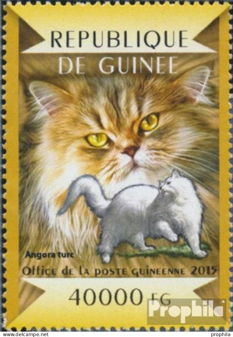 Guinea 10961 (kompl. Ausgabe) Postfrisch 2015 Kleinkatzen - Guinée (1958-...)
