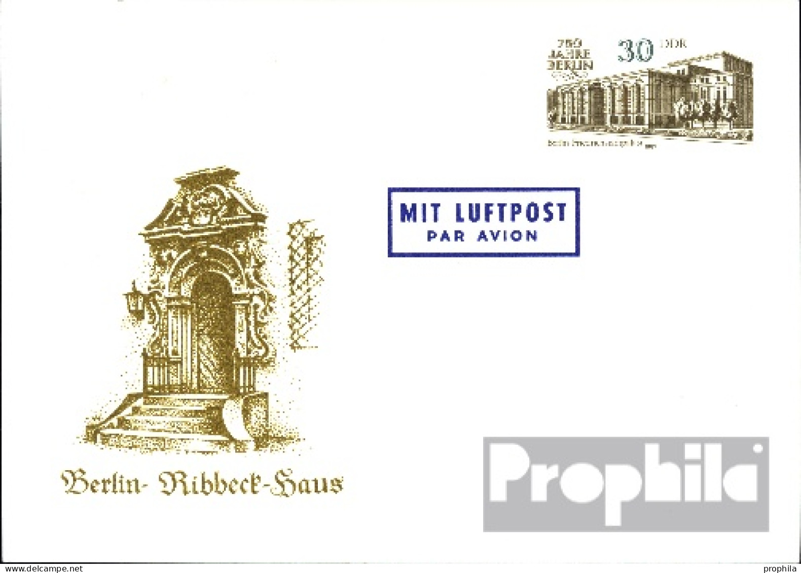 DDR P98 Amtliche Postkarte Gefälligkeitsgestempelt Gebraucht 750 Jahre Berlin - Sonstige & Ohne Zuordnung