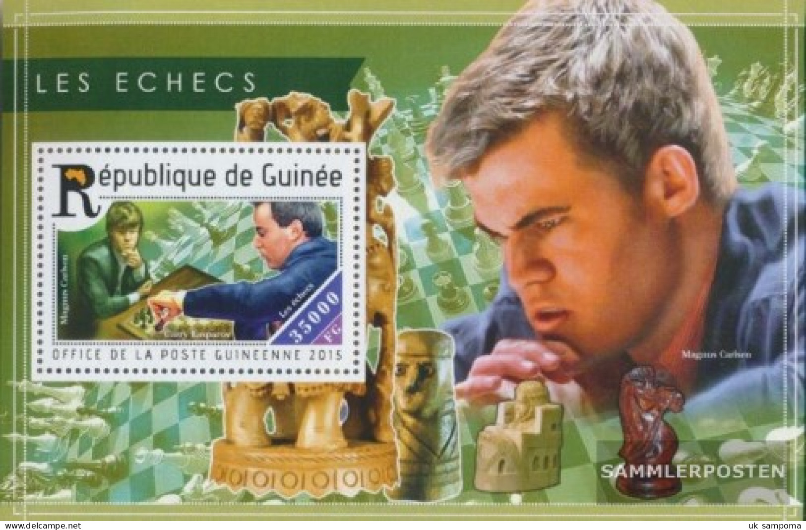 Guinea Miniature Sheet 2511 (complete. Issue) Unmounted Mint / Never Hinged 2015 Chess - Guinea (1958-...)