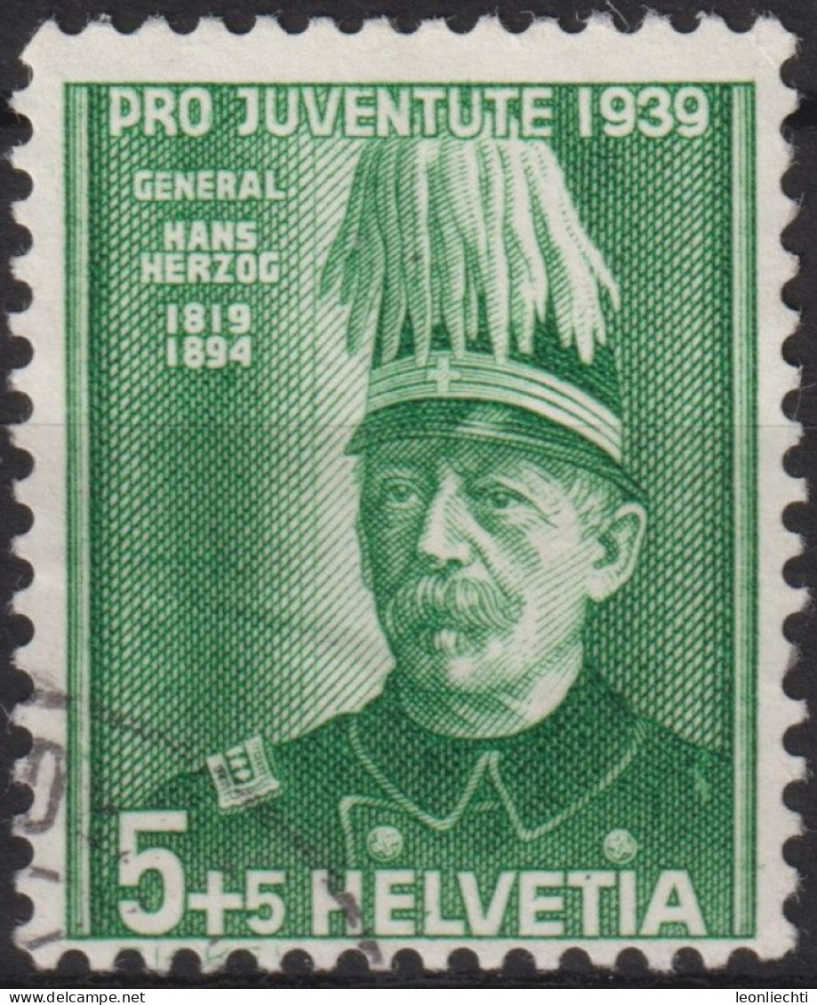 1939 Schweiz / Pro Juventute ° Zum:CH J89, Mi:CH 359, Yt:CH 344, General Herzog - Used Stamps