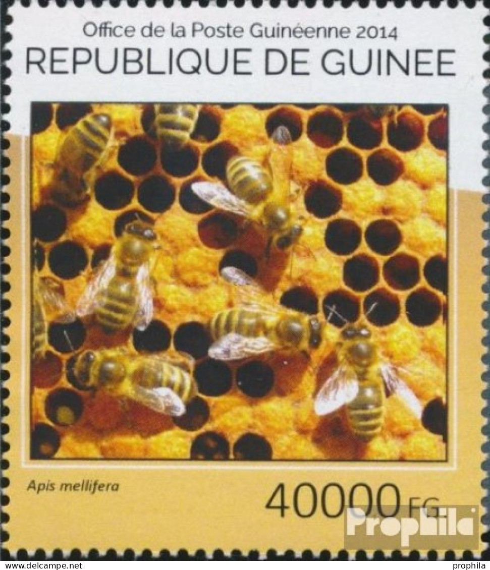 Guinea 10546 (kompl. Ausgabe) Postfrisch 2014 Bienen - Guinée (1958-...)