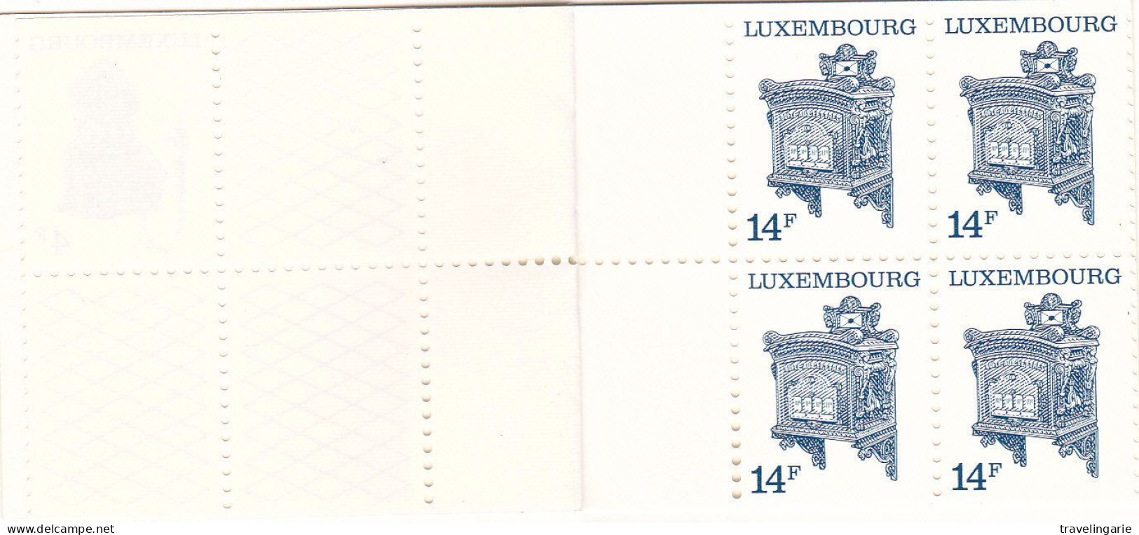 Luxemburg 1991 Stamp Booklet With Telephone And Letter Box MNH ** - Cuadernillos