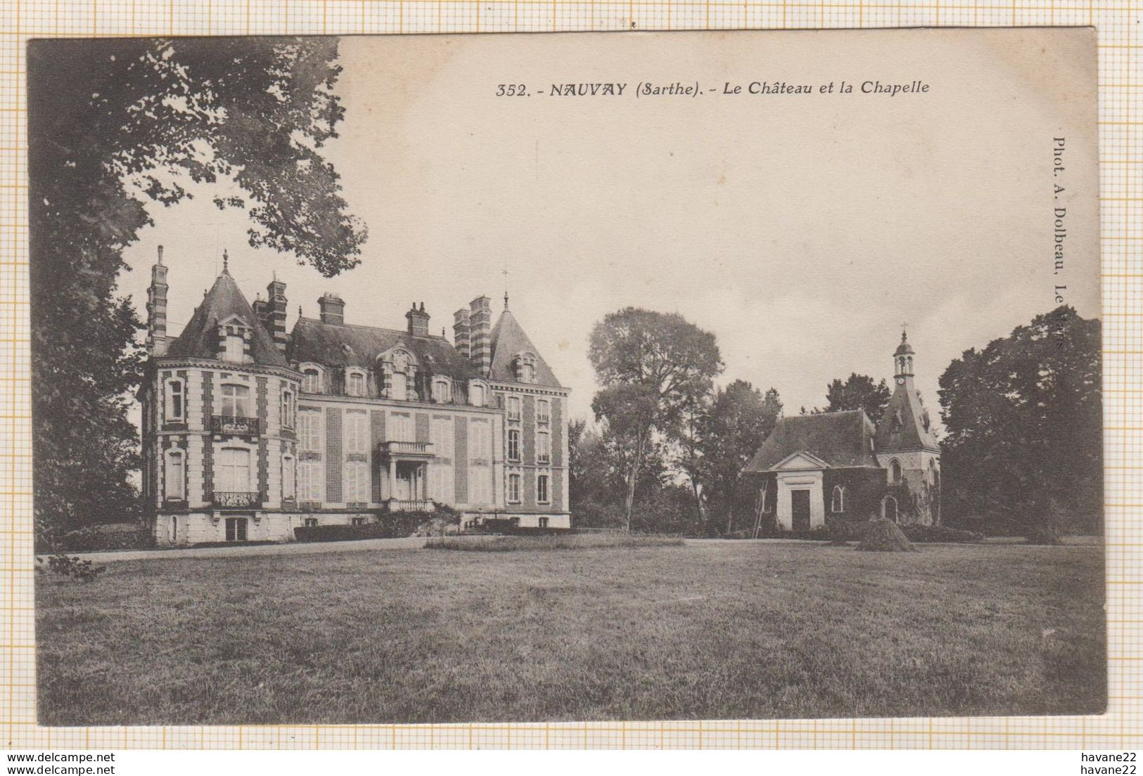 8AK3577 NAUVAY LE CHATEAU ET LA CHAPELLE 2  SCANS - Autres & Non Classés