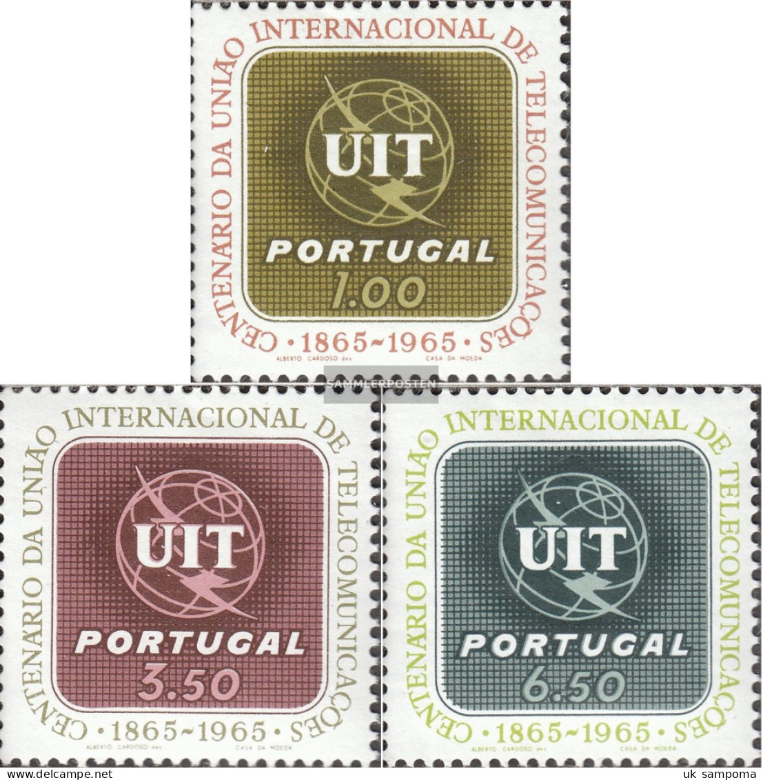 Portugal 982-984 (complete Issue) Unmounted Mint / Never Hinged 1965 Telecommunication Union ITU - Nuovi