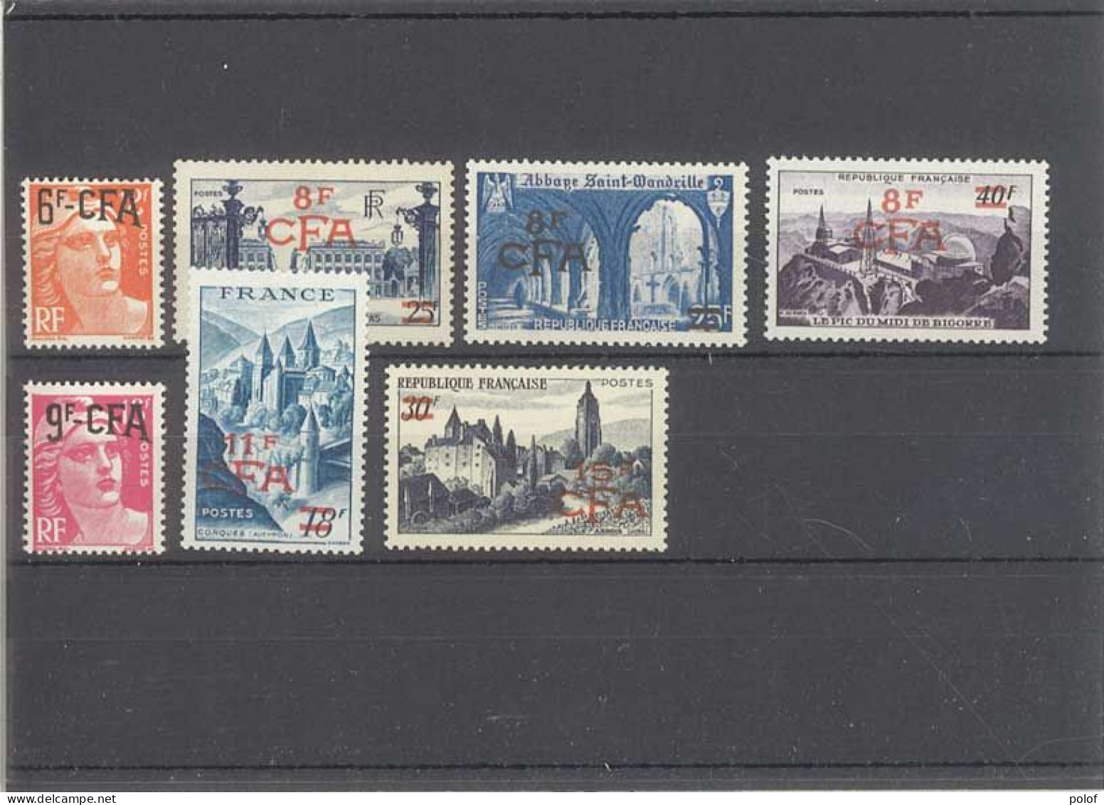 REUNION CFA - Série N° 281 à 306 Sauf 298 A , 300 304 - Soit 26 Timbres Neufs Sans Traces De Charnières - Nuovi