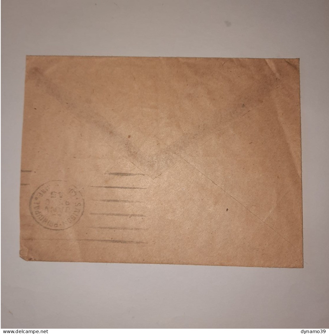 03K6 TRES RARE - ANCIENNE LETTRE ENVELOPPE INDOCHINE 1945 VERS BAGNE POULO CONDORE - Andere-Azië