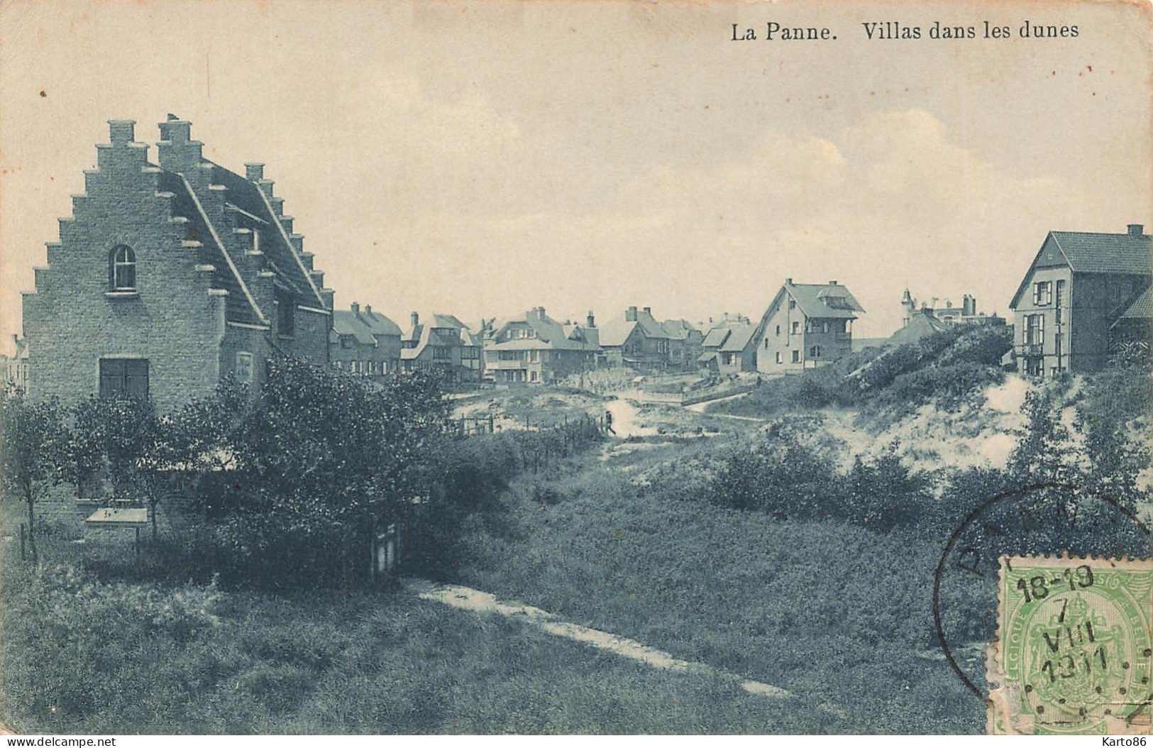 La Panne , De Panne * Villas Dans Les Dunes*  VILLA * Belgique - De Panne