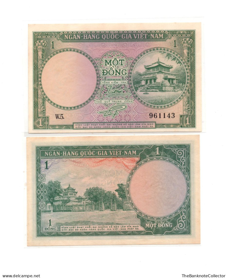 South Vietnam 1 Dong ND 1955 P-1 UNC - Viêt-Nam