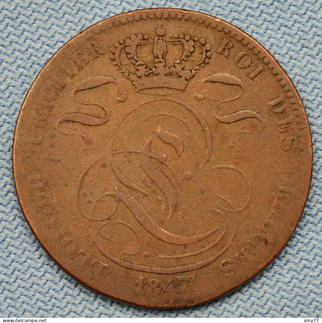 Belgique / Belgium • 5 Centimes 1847 • [24-630] - 5 Cent