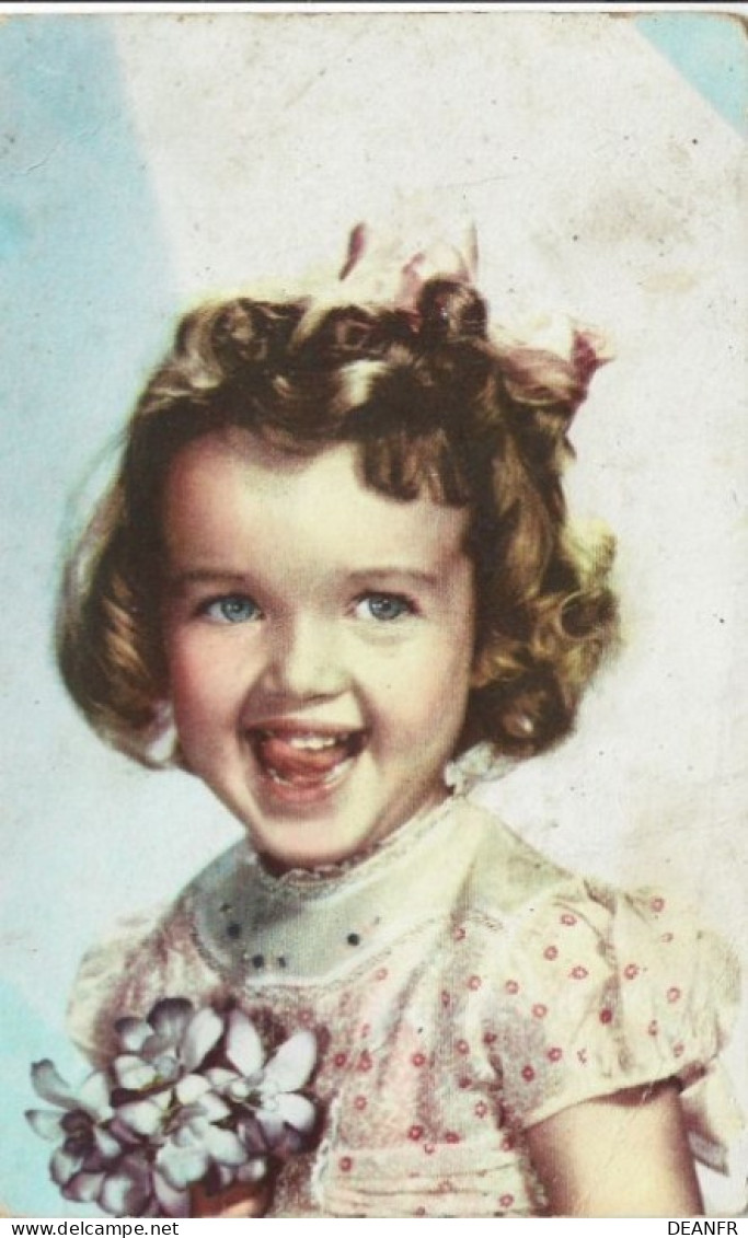 La Petite Fille Au Bouquet. - Portraits