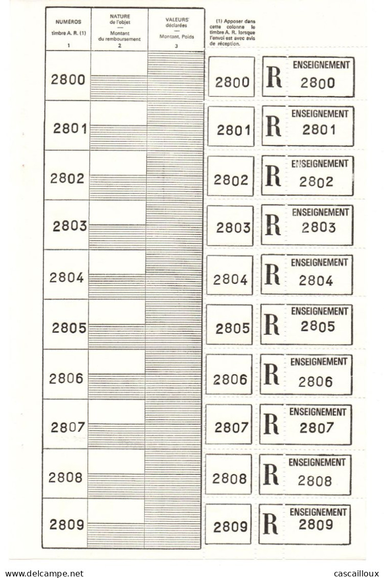 Timbres Fictifs - Ficticios