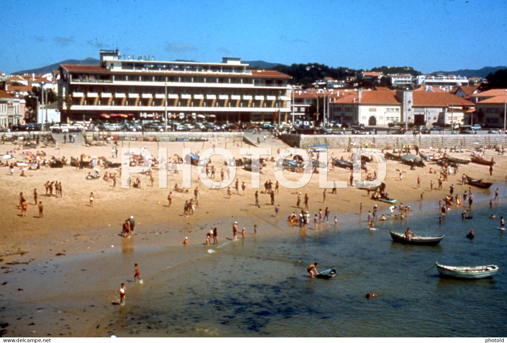 2 SLIDES SET 1972 HOTEL BAIA ESTORIL CASCAIS PORTUGAL ORIGINAL AMATEUR 35mm DIAPOSITIVE SLIDE Not PHOTO No FOTO NB4074 - Diapositivas