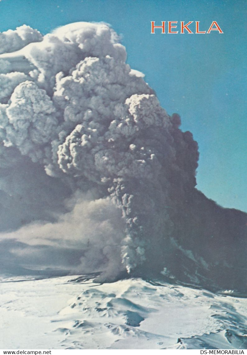 Iceland - Hekla Volcano Eruption On 29.03.1947 - Island