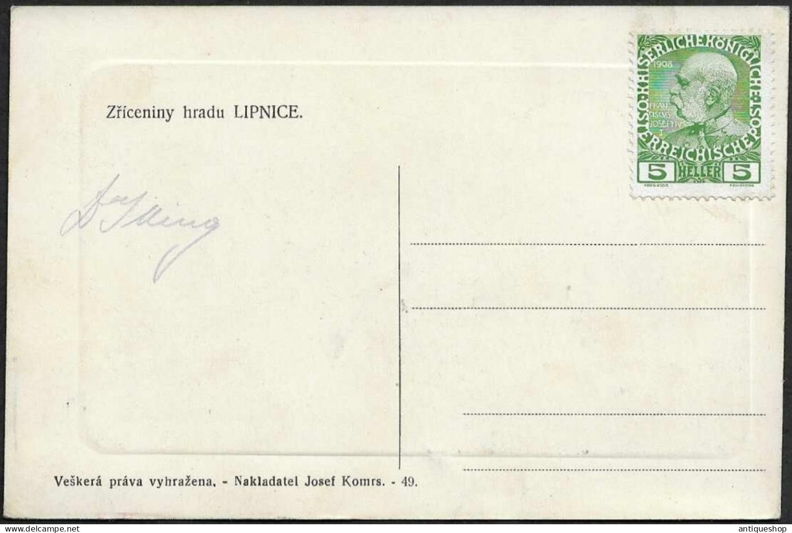 Czech Republic-----Lipnice-----old Postcard - Tschechische Republik