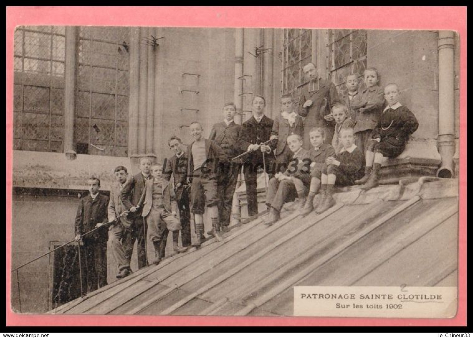 63 - COURPIERE --Patronage Sainte Clotilde --Sur Les Toits 1902 - Courpiere