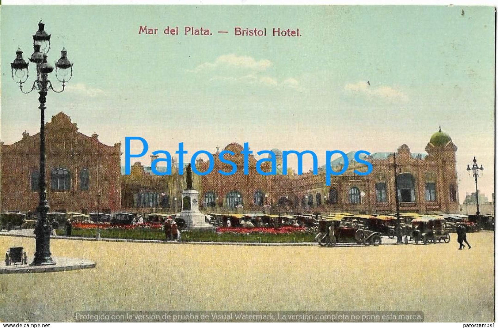 227304 ARGENTINA MAR DEL PLATA BRISTOL HOTEL & AUTOMOBILE ED Nº 26 POSTAL POSTCARD - Argentinien