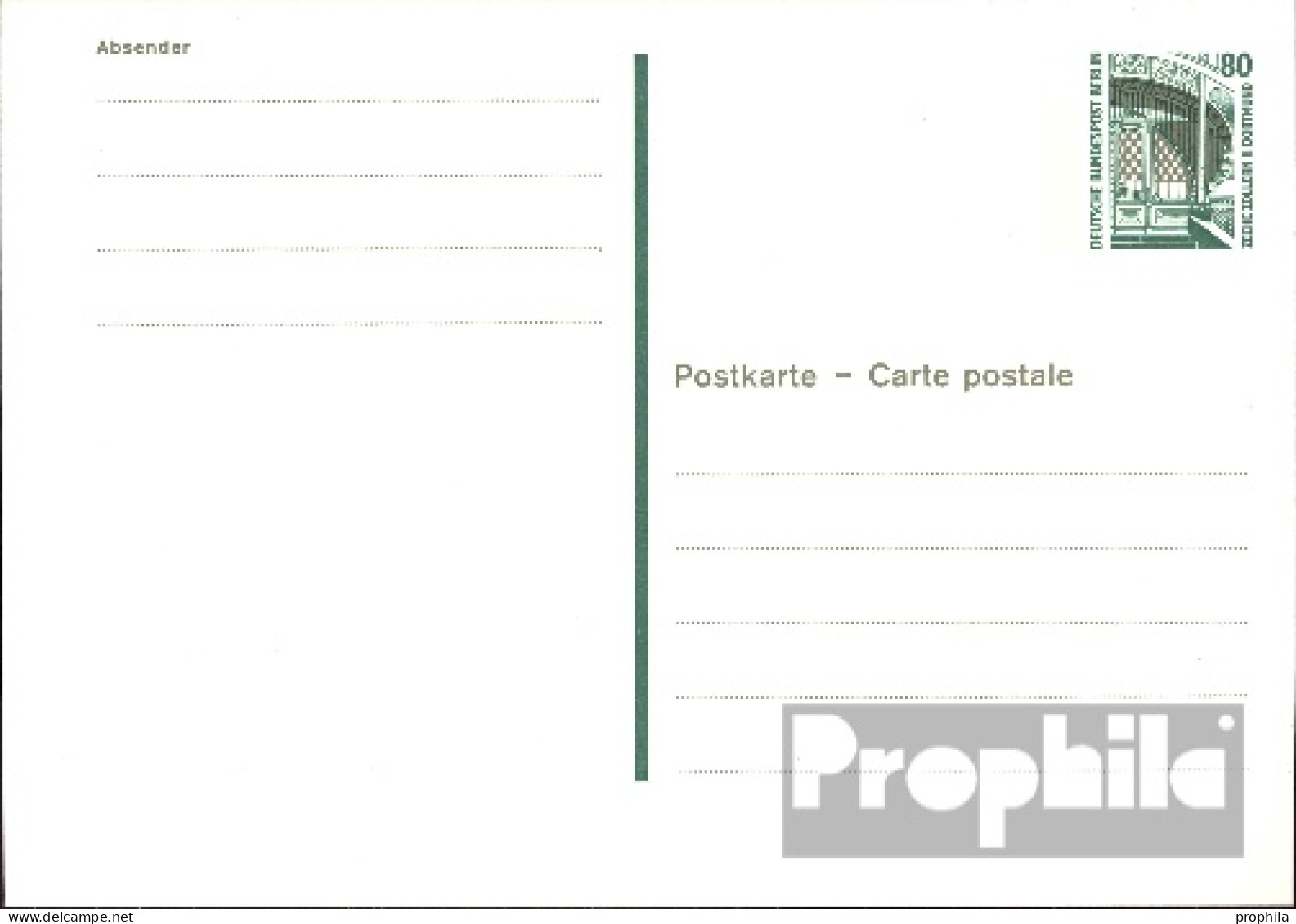 Berlin (West) P131 Amtliche Postkarte Gefälligkeitsgestempelt Gebraucht 1989 Sehenswürdigkeiten - Sonstige & Ohne Zuordnung