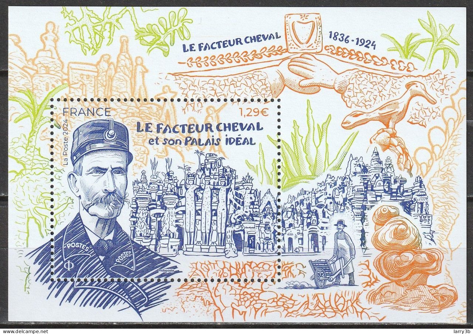 2024 - BF 5Xxx ? - "LE FACTEUR CHEVAL ET SON PALAIS IDÉAL" - NEUF ** MNH - Mint/Hinged