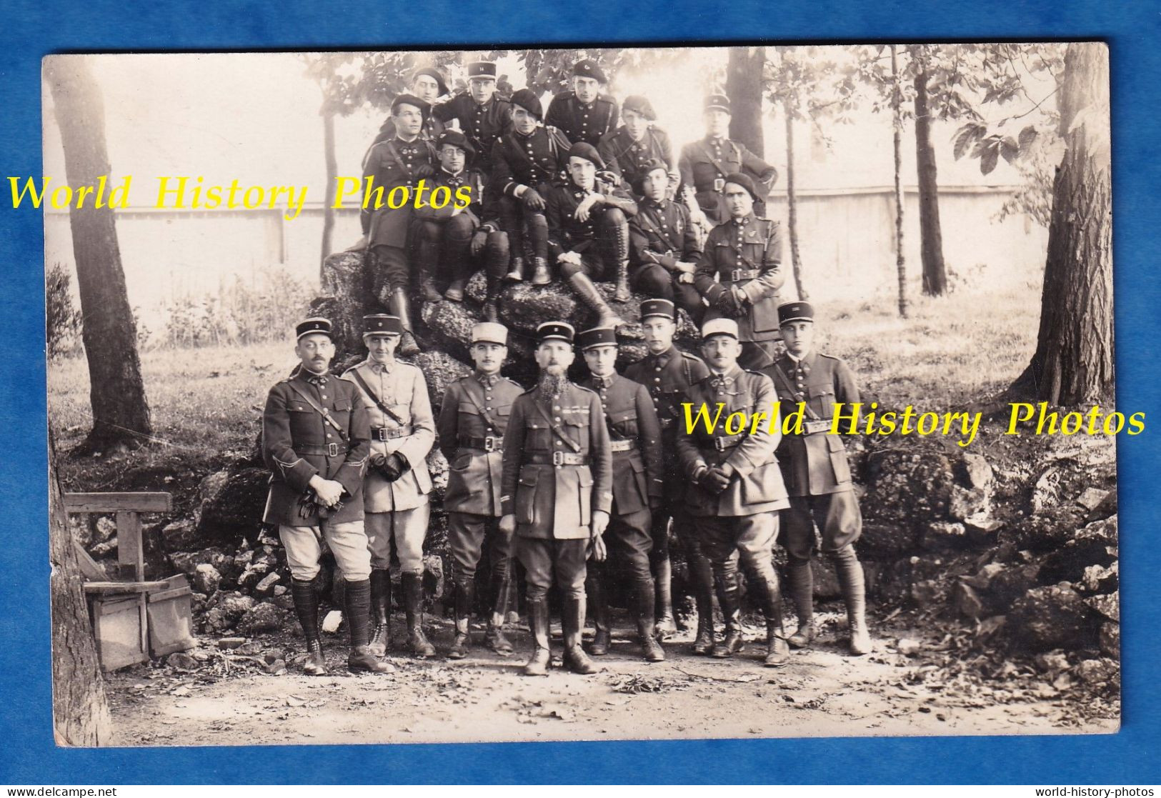 CPA Photo - SARREBOURG - Portrait D' Officier Différent Régiment - 5e 7e 9e 156e - 3e 11e 14e 19e Bataillon De Chasseurs - Uniformen