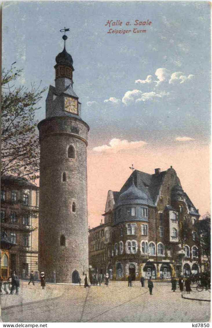 Hale Saale - Leipziger Turm - Halle (Saale)