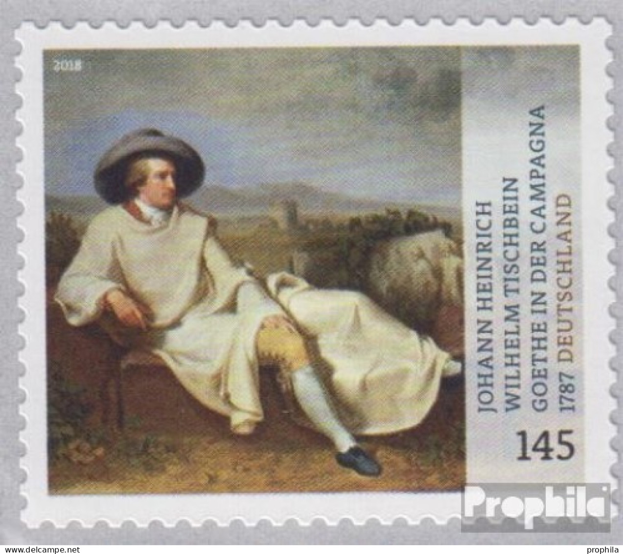 BRD 3397 (kompl.Ausg.) Selbstklebende Ausgabe Postfrisch 2018 Tischbein - Goethe - Ongebruikt