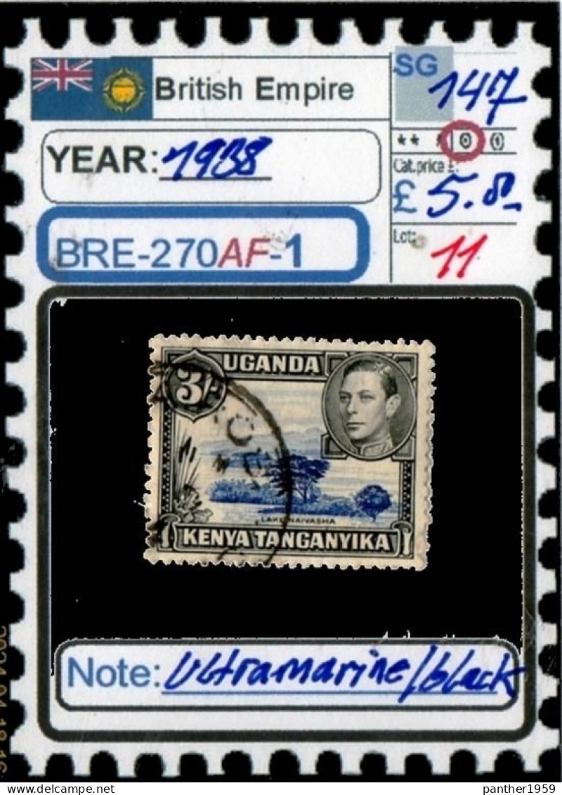 BRITISH EMPIRE#:AFRICA# K.U.T. #CROWN COLONI# KING GEORGE V#  (BRE-270AF-1) (11) - Kenya, Uganda & Tanganyika