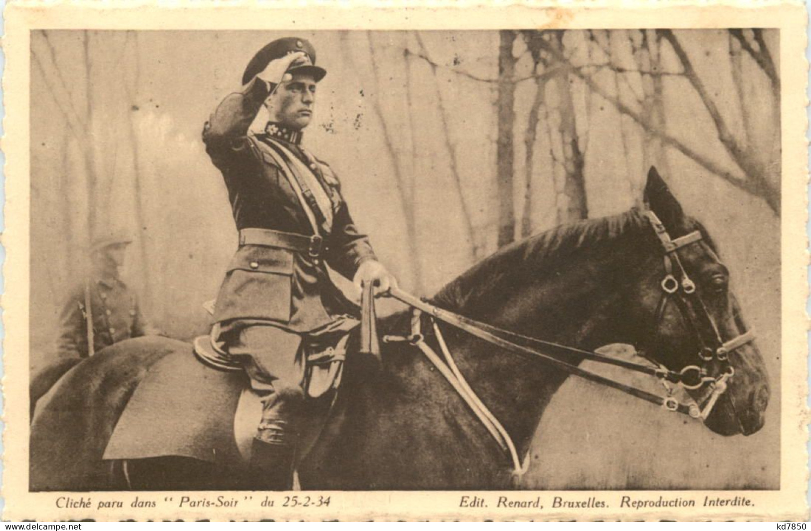 Belgium - PAris-Soir - Familles Royales