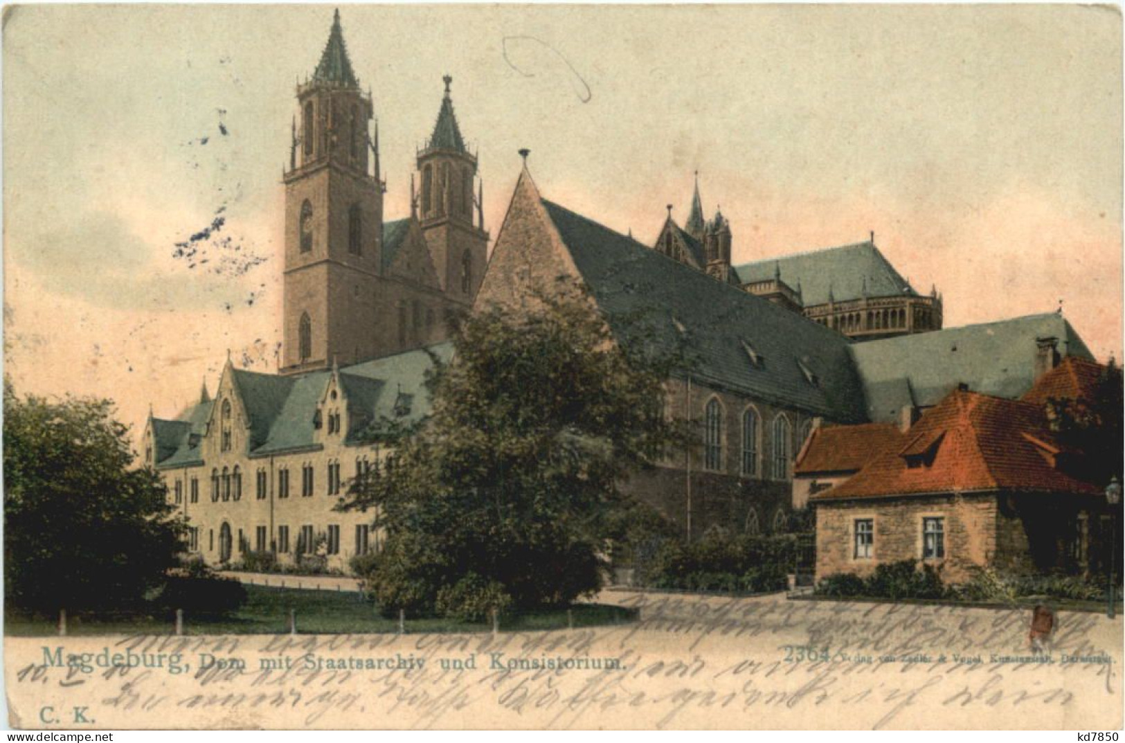 Magdeburg - Dom Mit Staatsarchiv - Magdeburg