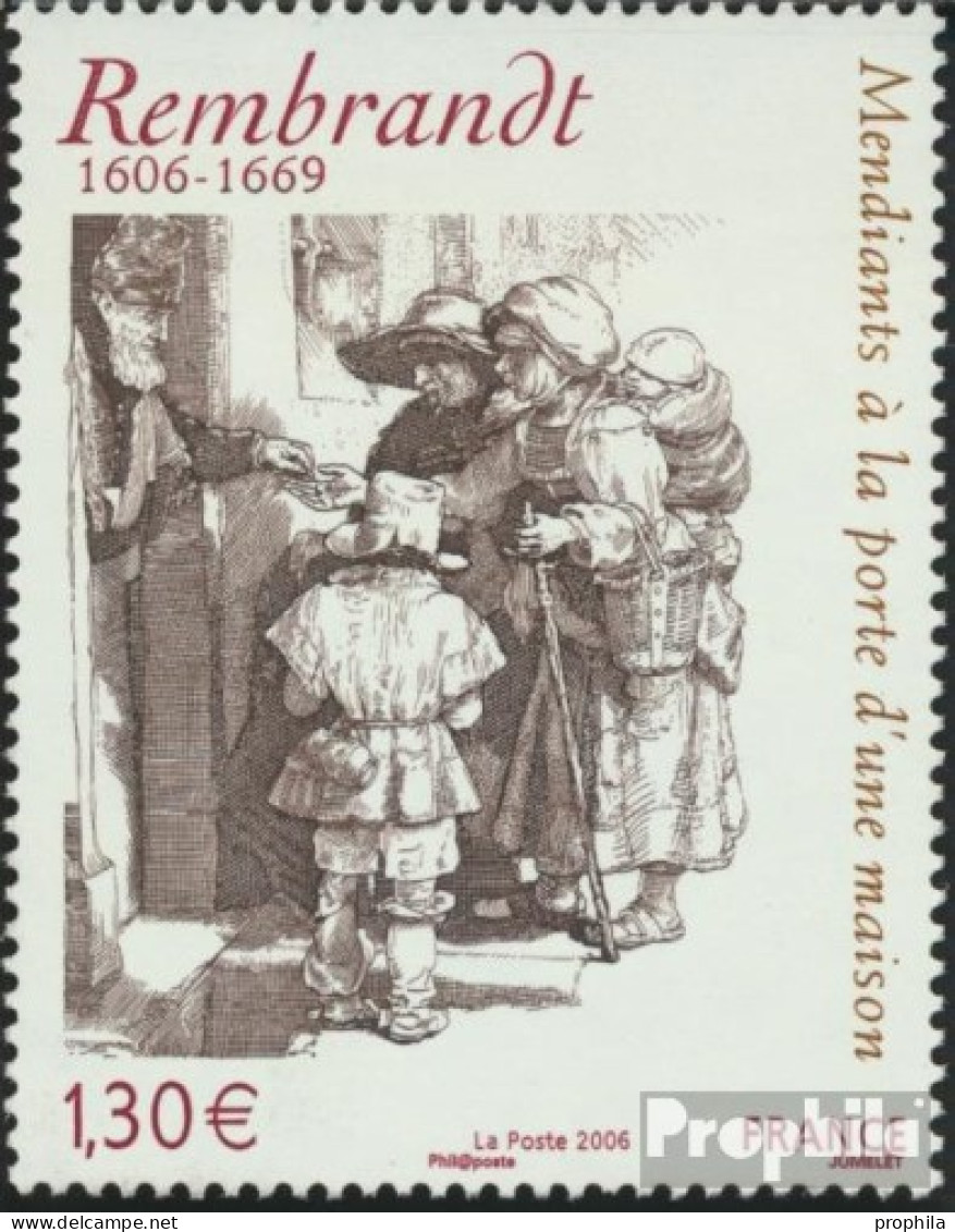 Frankreich 4176 (kompl.Ausg.) Postfrisch 2006 400.Geburtstag V. Rembrand - Unused Stamps