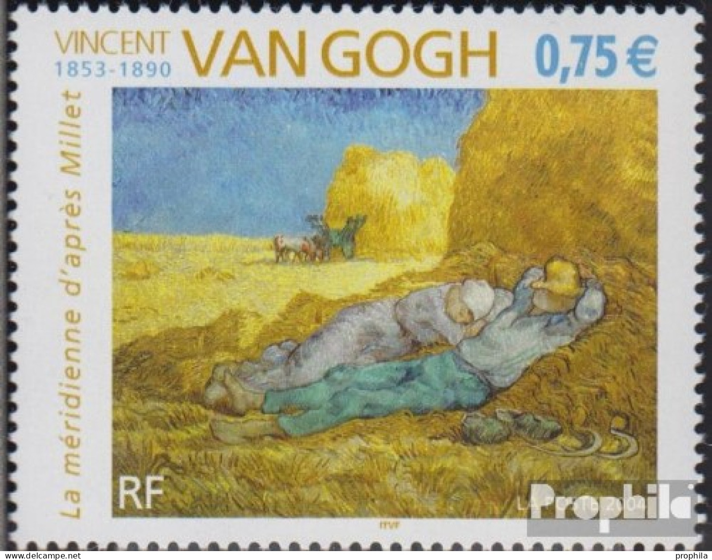 Frankreich 3838 (kompl.Ausg.) Postfrisch 2004 Gemälde - Unused Stamps