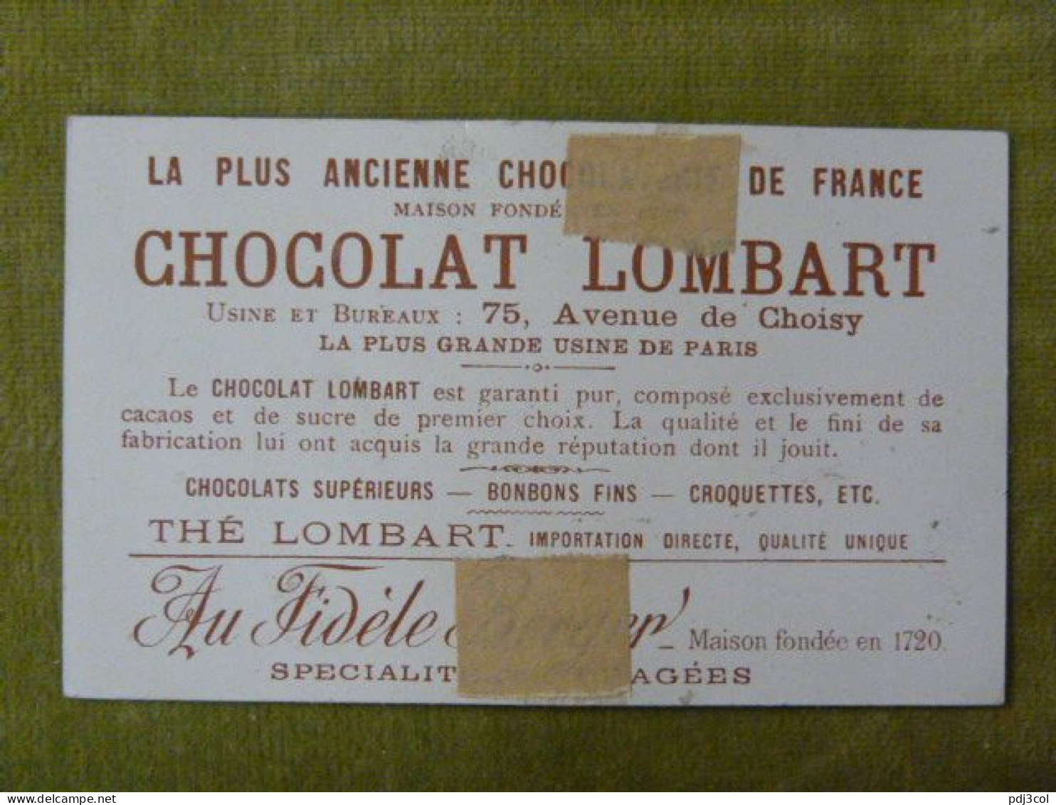 Avant Le Combat - Ou ça Va Chauffer - Chocolat Lombart - Chromo Illustrée Humoristique - Lombart