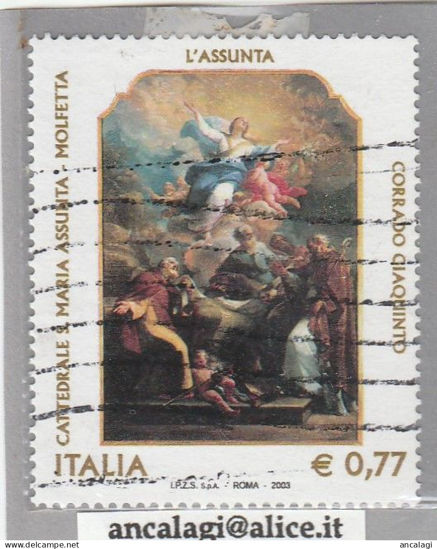 USATI ITALIA 2003 - Ref.0911 "CORRADO GIAQUINTO" 1 Val. - - 2001-10: Used